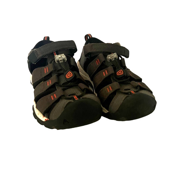 KEEN Kid's Unisex Newport Neo H2 Sandals Breathable Upper Dark Gray Size 13 - Picture 1 of 9